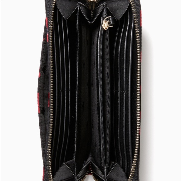 Kate Spade neda zip around wallet poppy floral - Picture 6 of 8